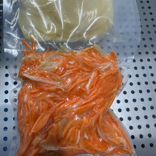 Cà rốt cắt sợi xào – đóng bịch hút chân không